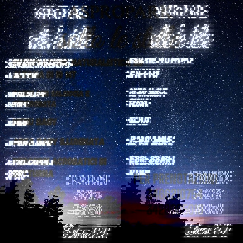 Aspropark Sotto Le Stelle